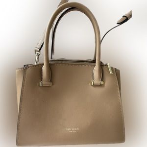 kate spade tan pocketbook